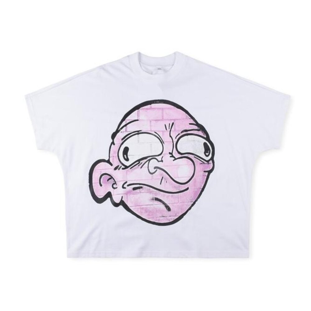 Billionaire Studios Quirky Pink Brick Face T Shirt